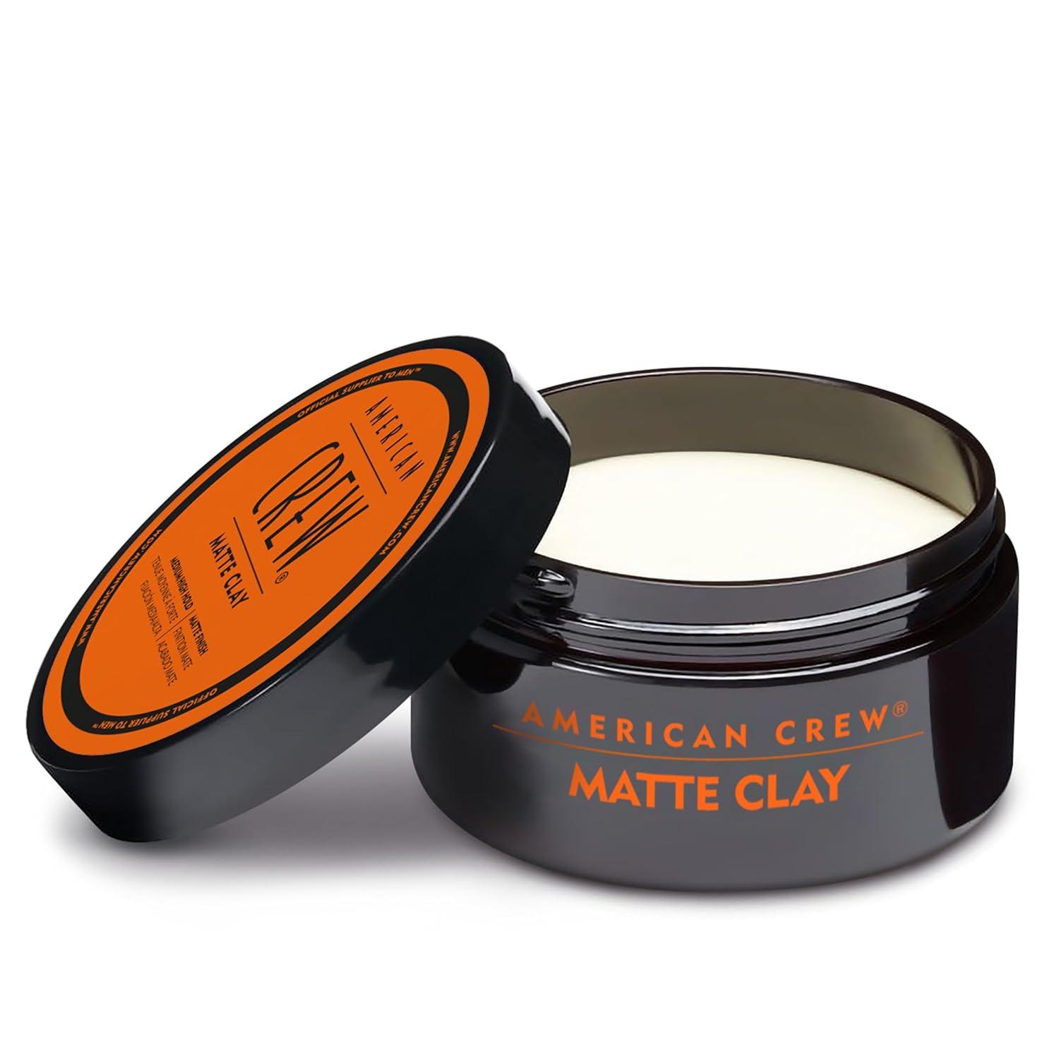 imageAmerican Crew Mens Hair Matte Clay Like Hair Gel with MediumHigh Hold 3 oz3 Ounce Pack of 1