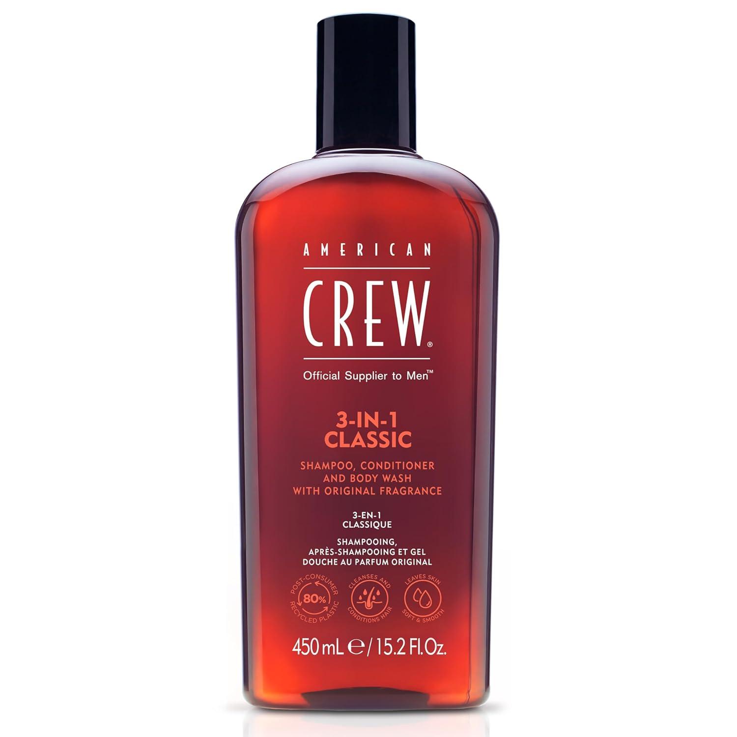 imageAmerican Crew Shampoo Conditioner amp Body Wash for Men 3in1 338 Fl OzClassic