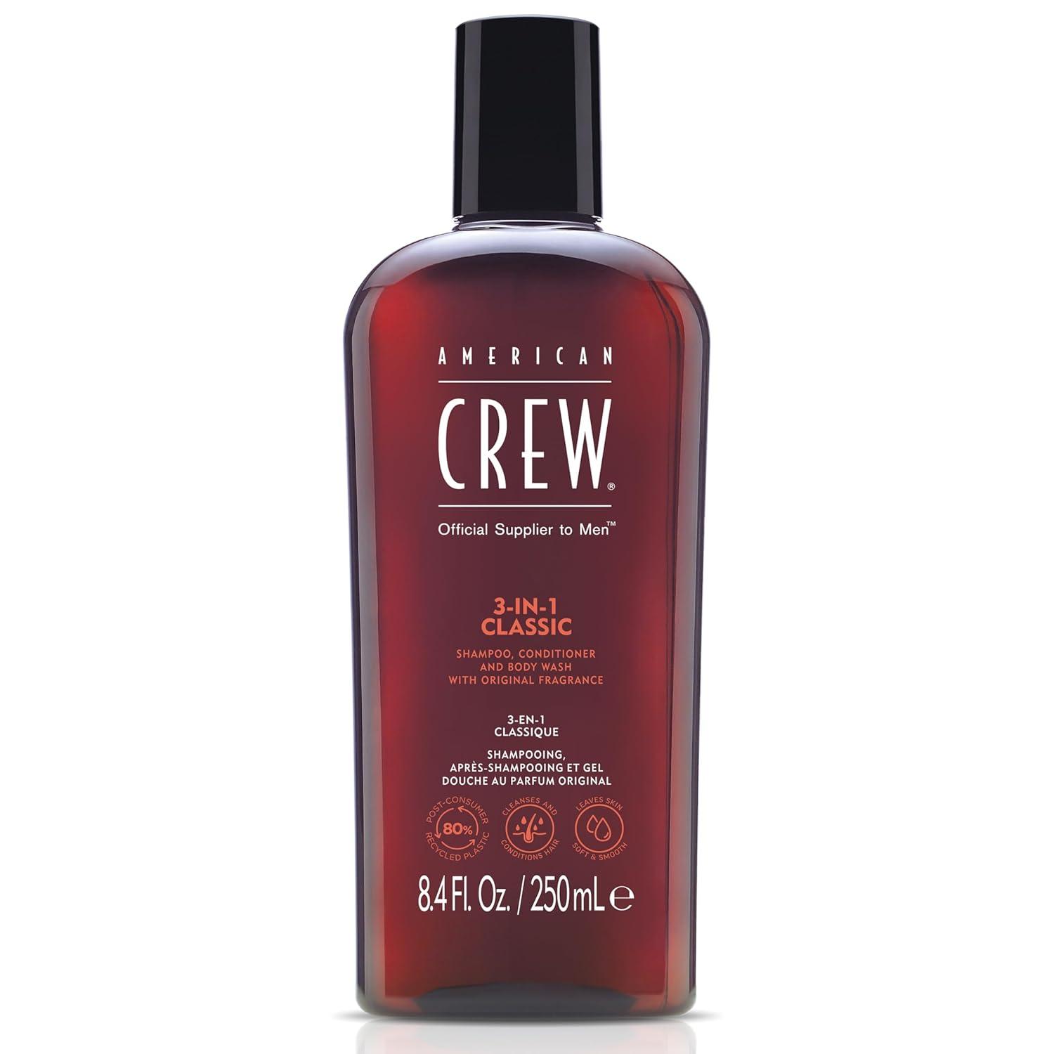 imageAmerican Crew Shampoo Conditioner amp Body Wash for Men 3in1 338 Fl OzClassic