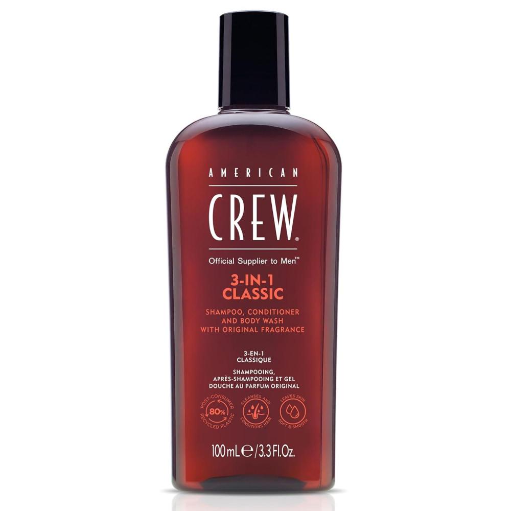 imageAmerican Crew Shampoo Conditioner amp Body Wash for Men 3in1 338 Fl OzClassic