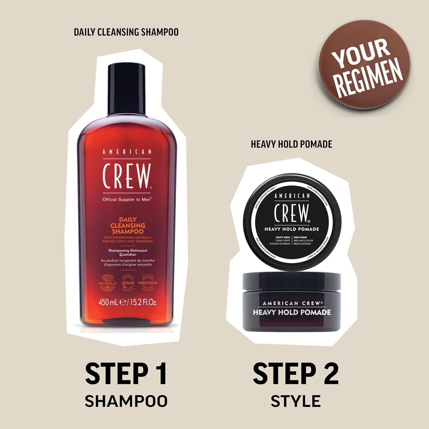 imageAmerican Crew Mens Hair Pomade Like Styling Gel with Heavy Hold amp High Shine 3 ozsubtle and clean scent