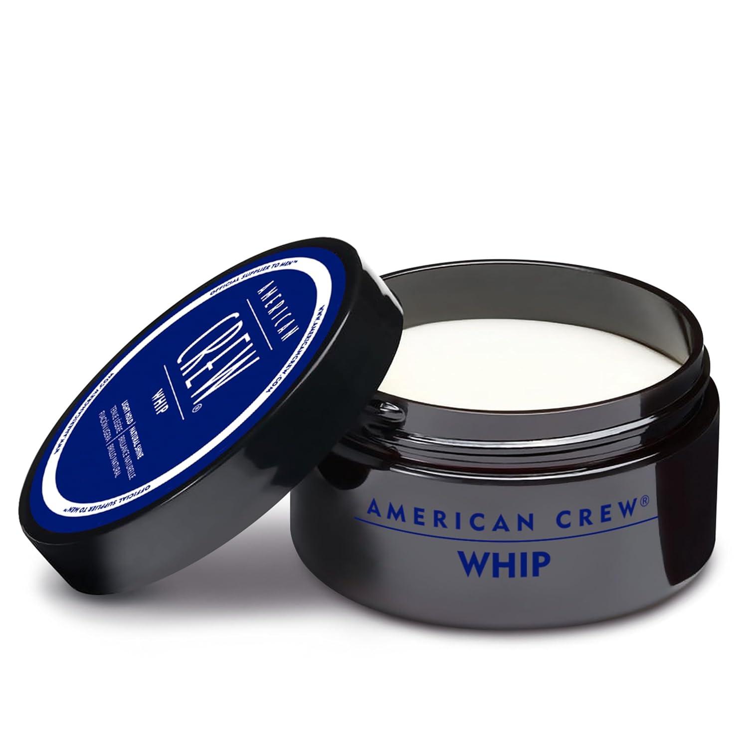 imageAmerican Crew Mens Whip Styling Cream Like Hair Gel with Light Hold amp Natural Shine 3 ozNatural