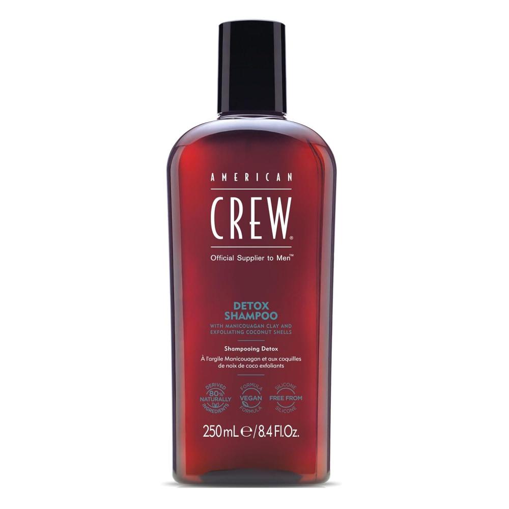 imageAmerican Crew Detox Shampoo for Men Naturally Derived Vegan Formula Citrus Mint Fragrance 338 Fl Oz845 Fl Oz Pack of 1